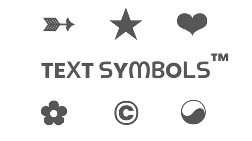 fancy text symbols